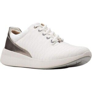 Clarks Unstructured Sneakers NWOB Un Alfresco White Leather Womens Size 9M